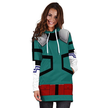 Anime My Hero Academia Midoriya Izuku Cosplay Sudadera Larga Navidad Fiesta 3D Impreso Casual
